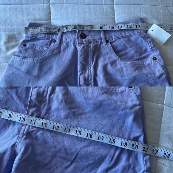 Vintage Deadstock 90s Dixie Blues Lavender Denim Shorts – NWT - Picture 12 of 15